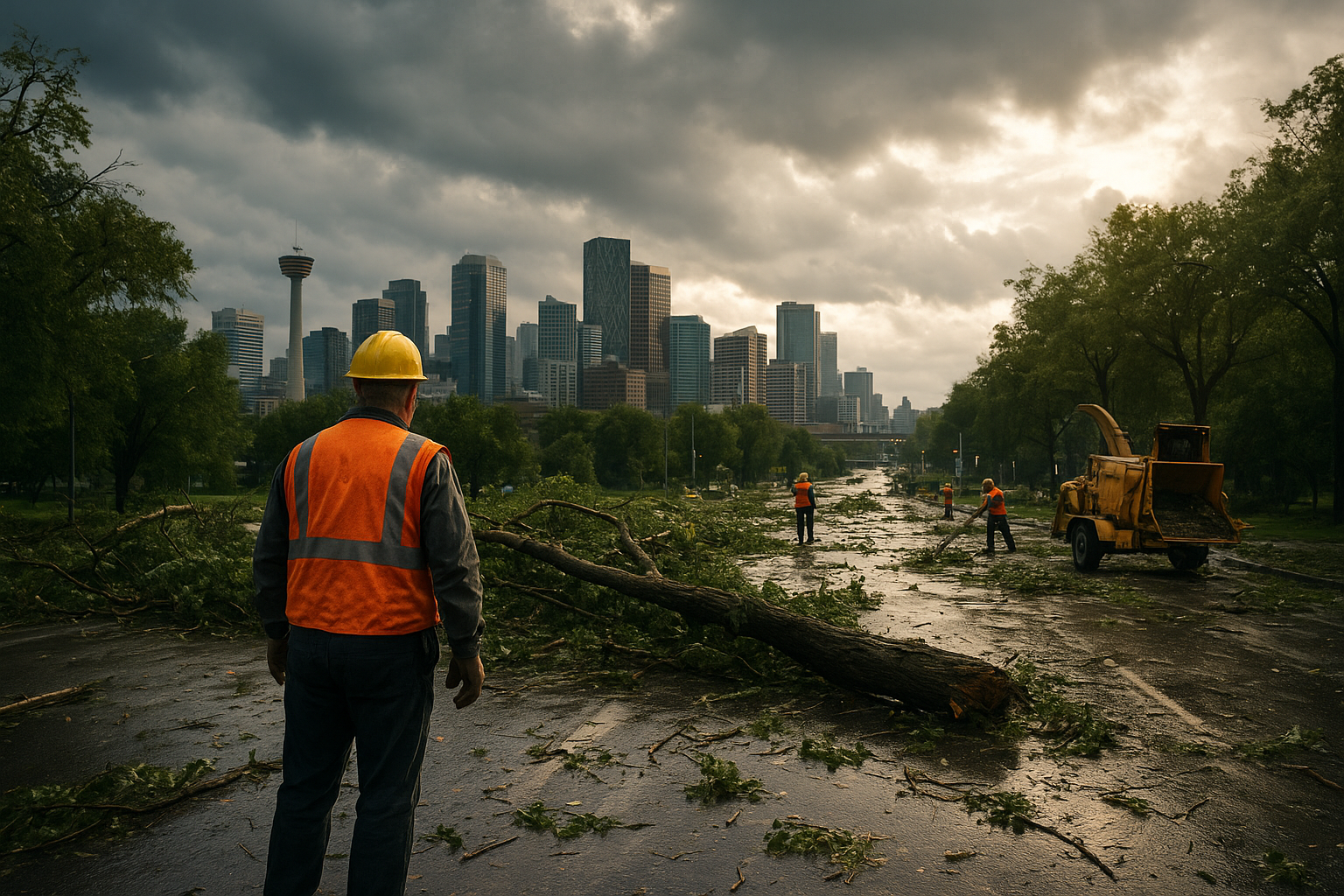 Cleanup Underway After Massive Storm Hits Calgary - Social Justice and ...